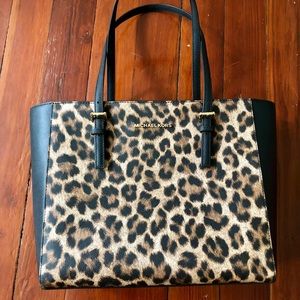 Michael Kors Leopard Cheetah Print Tote